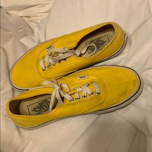 Yellow Vans